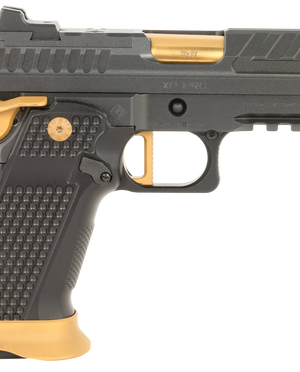 Fusion XP Pro Sports 9mm, 4" Bull Barrel Steel Optic Cut/Serrated/Vent Cut Slide Steel Frame Picatinny Rail Aluminum Grip RMR Footprint, 17 Rd