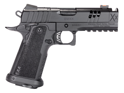 Girsan Witness 2311 CMXX, SAO, 9mm, 4.25" Bull Barrel with Integral Compensator, Cerakote Finish, Black, Ambidextrous Safety, Optics Ready, 17rd, 1 Magazine