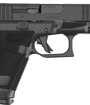 Glock 19 Gen 6, Compact, 9mm, 4.03" Barrel, DLC Finish, Fixed Sights, Optics Ready System, 15rd