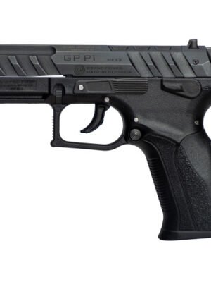 Grand Power P1, 3.66" Barrel, Matte Black, 3-Dot Sights, Includes (4)-Optic Adapter Plates, 15rd, 3 mags