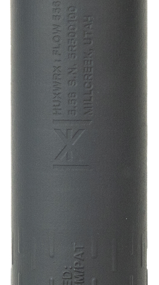 HUXWRX Flow 556 Ti, Suppressor, 6.8" Long, 5.56 NATO, 1/2X28 Flash Hider, C-Series Cerakote Finish, Black, Grade 5 Titanium Construction