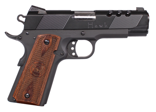 Iver Johnson Hawk 45P 45 ACP, 4.25" Barrel, Commnder Ported, Blued