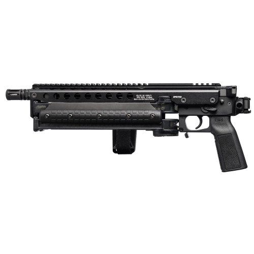 Kel-Tec KP50 w/Brace 5.7x28mm, 9.5" Threaded Barrel, Picatinny Rail Rear Adapter, Ambidextrous Safety, Jungle Clip, 50rd, 2 mags