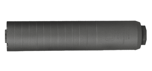 Q Thunder Chicken Suppressor, 1.75" Diameter, 8.125" Length, 7.62/300Blk/300 Win, Titanium, Bead Blasted Finish, Quickie Fast Attachment, Includes Rear End Muzzle Brake