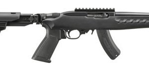 Ruger 10/22 SBR Short Barreled Rifle, 22 LR, 8" Barrel, Threaded 1/2X28, Matte Finish, Black, Pistol Grip, Folding Adjustable Stock, 15 Rd