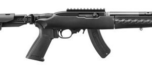 Ruger 10/22 SBR Take Down Short Barreled Rifle, 22 LR, 10" Barrel, Threaded 1/2X28, Matte Finish, Black, Pistol Grip, Folding Adjustable Stock, 15 Rd