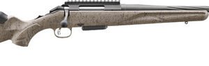 Ruger American Generation II 350 Legend, 16.4" Spiral Fluted Threaded Barrel, Brake, Cerakote Cobalt, Flat Dark Earth Splatter, 5rd