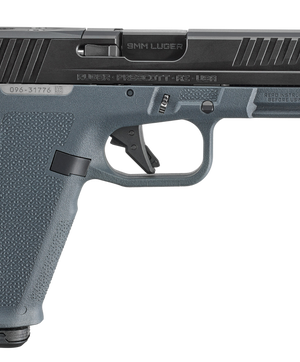 Ruger RXM, 9mm, 4.5" Barrel, Threaded 1/2X28, Nitride Finish, Black Slide, Magpul EHG Gray Frame, Optics Ready, Front Night Sight, 17rd, 2 Magpul PMAG 17 GL9 mags