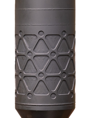 Rugged Suppressors Axial 7.62MM, Cerakote Finish, Black, Includes Rugged Universal Mount and 5/8X24 M2 Muzzle Brake