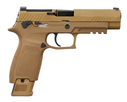 SIG M17 MA Compliant 9mm, 4.7" Barrel, Coyote Brown, Massachusets, 10rd