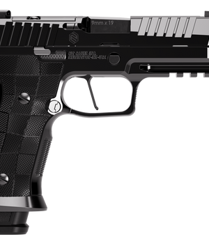 Sig Sauer P320 SXG Reserve 9mm, 3.9" Barrel, High Polish, Integrated Comp, Optic Ready, Serrated, Beavertail, Picatinny, GridLOK Grip, Sig PRO Footprint, 10rd