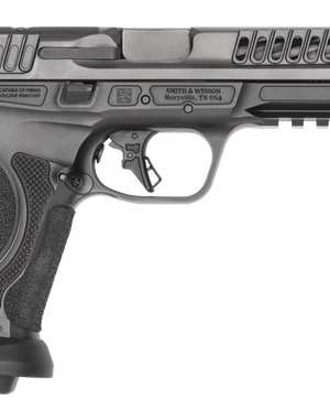 Smith & Wesson M&P M2.0 Comp Heavy Duty 9mm, 5" Barrel, Armornite Black, Hiviz Night Sight, Black Rear, Optics Ready, 4x10rd Mags