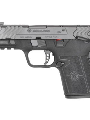 Smith & Wesson Performance Center Equalizer Carry Comp 9mm, 3.675" Ported Barrel, Black, Blacked-out U-Notch Rear, Ameriglo Tritium Front, Optic Ready, Grip Safety, 15rd