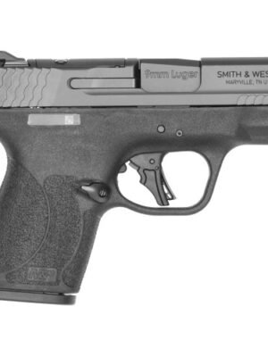 Smith & Wesson Shield Plus M&P9 9mm CA, 3.1" Barrel, Armornite Black, White Dot Sights, Flat Face Trigger, Optics Ready, Chamber Indicator, 2x10rd Mags, California Compliant
