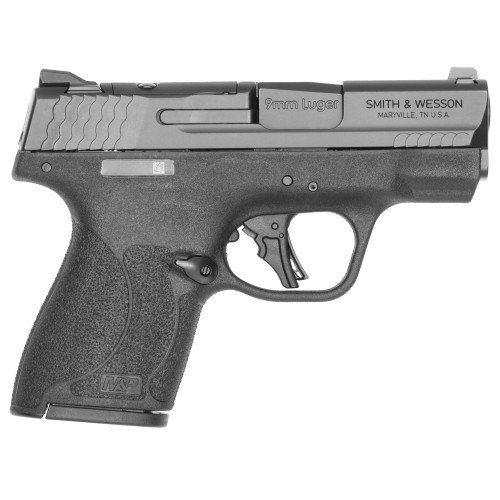 Smith & Wesson Shield Plus M&P9 9mm CA, 3.1" Barrel, Armornite Black, White Dot Sights, Flat Face Trigger, Optics Ready, Chamber Indicator, 2x10rd Mags, California Compliant