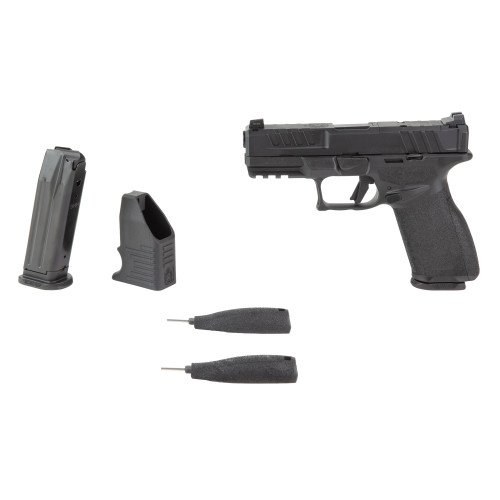 Springfield Echelon 4.0 FC 9mm, 4" Barrel, Melonite Black, Optics Ready, Front Tritium, U-Dot Rear, 2x15rd Mags