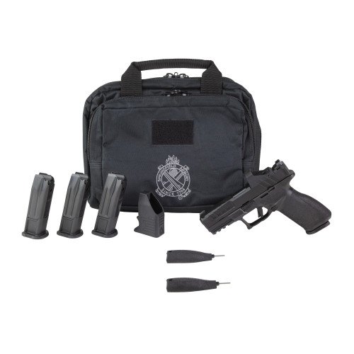 Springfield Echelon 4.0 FC RFX11 9mm, 4" Barrel, Melonite Black, Optics Ready, Front Tritium, U-Dot Rear, Viridian RFX11, 4x10rd Mags