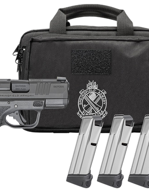 Springfield Hellcat OSP Optic Gear Pac Micro Compact 9mm 3" Barreled Slide, Black Frame w/Picatinny Rail, Viridian RFX-11 Green Dot, 13 Rd