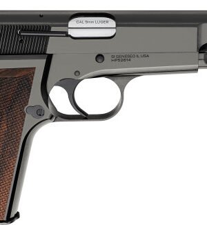 Springfield SA-35 9mm, 4.7" Barrel, Polished Blued Finish, Walnut Grips, 15rd