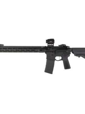 Springfield Saint Victor Optic Package Viridian Green Dot B5 5.56mm, 16" Barrel, Viridian Green Dot, Low-Profile Manual Flip-Up Sights, Black, 4x30rd Mags