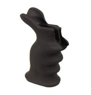 UTG Model 4, Combat Sniper Pistol Grip, Fits AR-15/M16, Contoured Finger Grooves, with Storage Compartment, Black