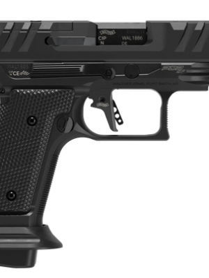 Walther PDP 9mm, 4" Barrel, Black, Optic Ready-Serrated, Picatinny, Textured Grip, 10rd