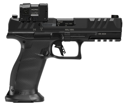 Walther PDP Pro Acro Sight Included 9mm, 4.5" Barrel, Blac, 10rd
