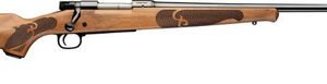 Winchester Model 70 Featherweight 25-06 Rem 22" Gloss Blued Target Crown Barrel, Drilled & Tapped Receiver, Satin AA French Maple w/Schnabel Forearm Stock, 5 Rd