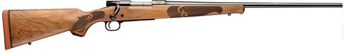 Winchester Model 70 Featherweight 25-06 Rem 22" Gloss Blued Target Crown Barrel, Drilled & Tapped Receiver, Satin AA French Maple w/Schnabel Forearm Stock, 5 Rd